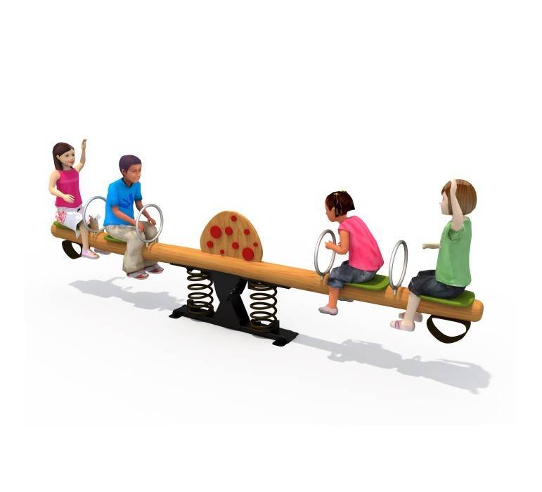 Balancín Madera Cuádruple - Hobby Market