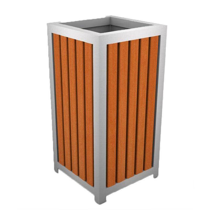 Basurero Metal Madera - Hobby Market