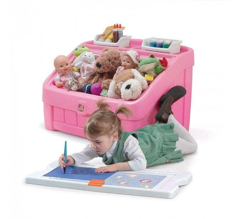 Cajonera con Pizarra Rosado - Hobby Market