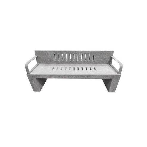 Escaño Hormigón Praga 180 Brazos - Hobby Market