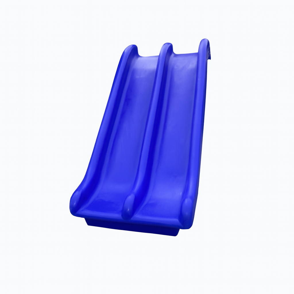 Tobogán Doble 120 cm alto 204 x 92 cm Hobby Market