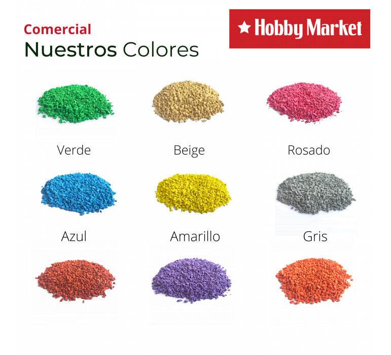 Piso Caucho En Situ EPDM 4 Cm - Hobby Market