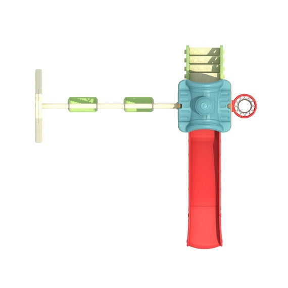 Columpio Neo-HBQQ90-Columpios de metal - Plástico - Madera-Hobby Market