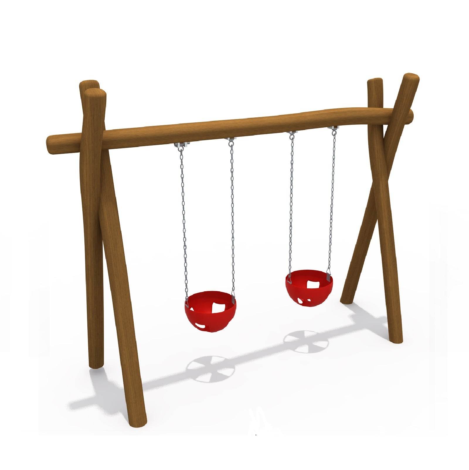 Juego Madera Bosque Columpio Doble - Hobby Market