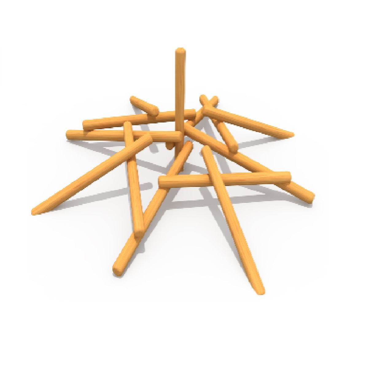 Juego Pirámide Madera - Hobby Market