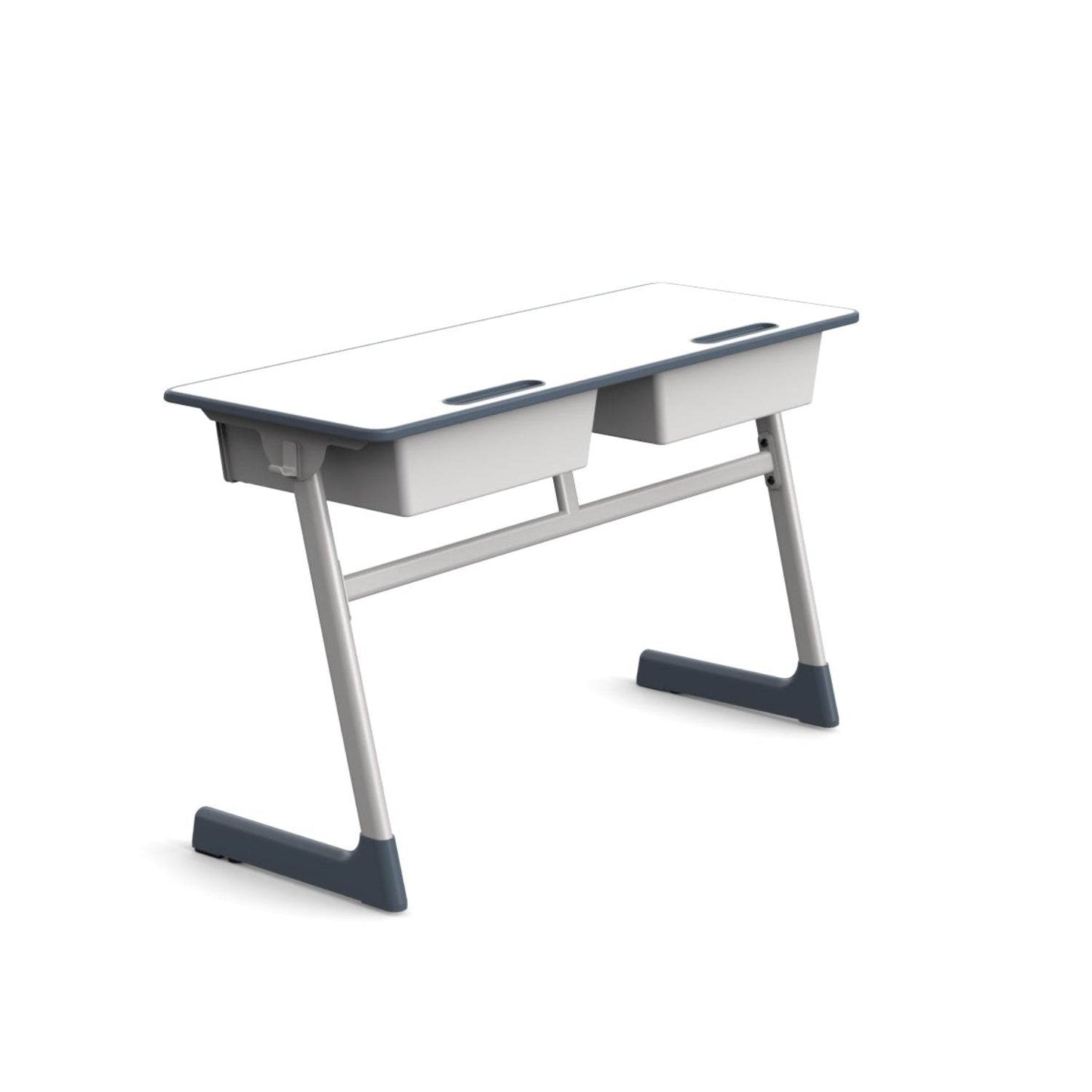 Mesa Bipersonal Regulable Doble Capa Melamina-Pupitres-YCY-076-Mobiliario Escolar-Hobby Market