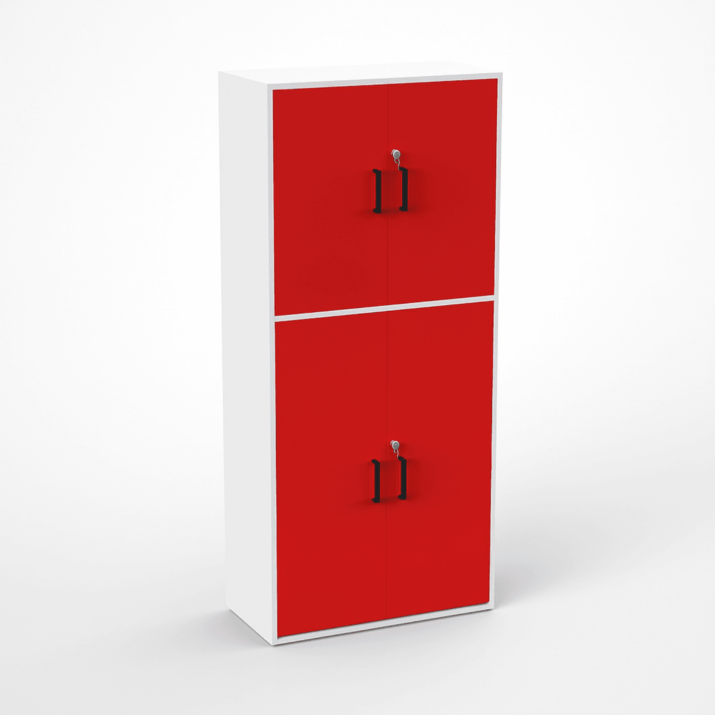 Organizador Escolar 4 puertas 160 Alto-Organizadores Escolares-YCW-21209_ROJO-Mobiliario Escolar-Hobby Market