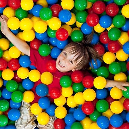 Pack de 100 pelotas 8cm - Hobby Market