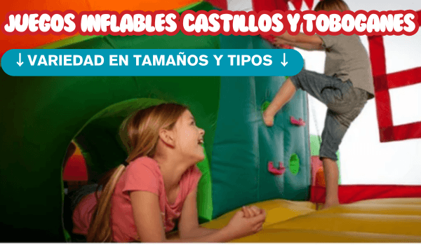 Juegos Inflables Castillos y Toboganes - Hobby Market