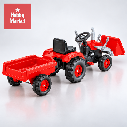 Tractor a Pedales con Carro