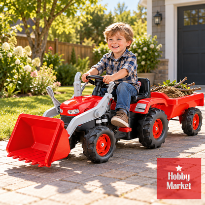 Tractor a Pedales con Carro