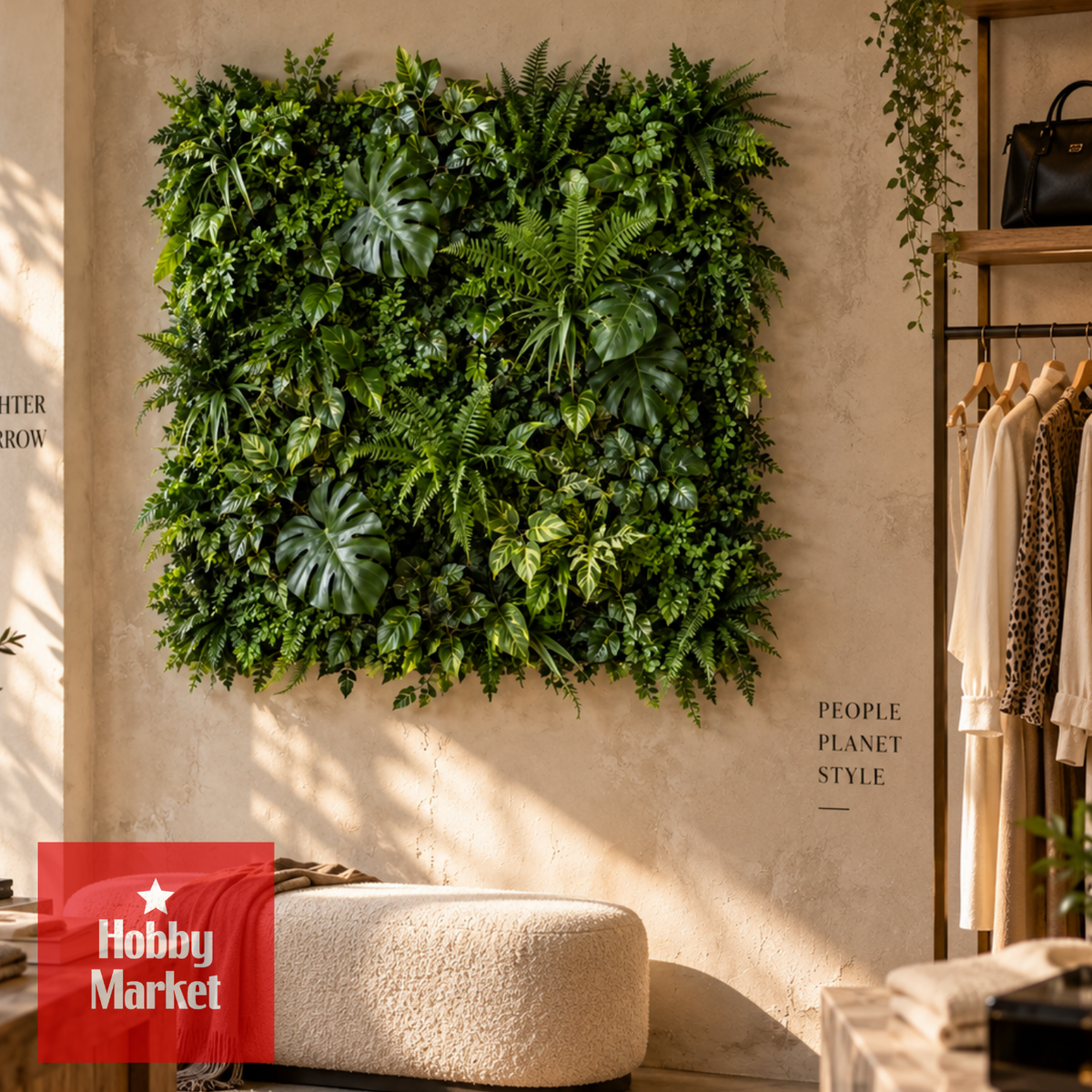 Jardin Vertical Monstera 38 x 38 cm
