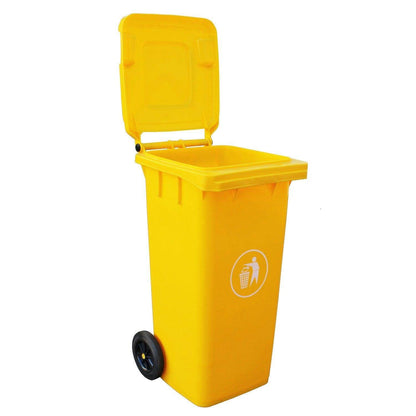 Contenedor de Basura 120 Lts Amarillo - Hobby Market