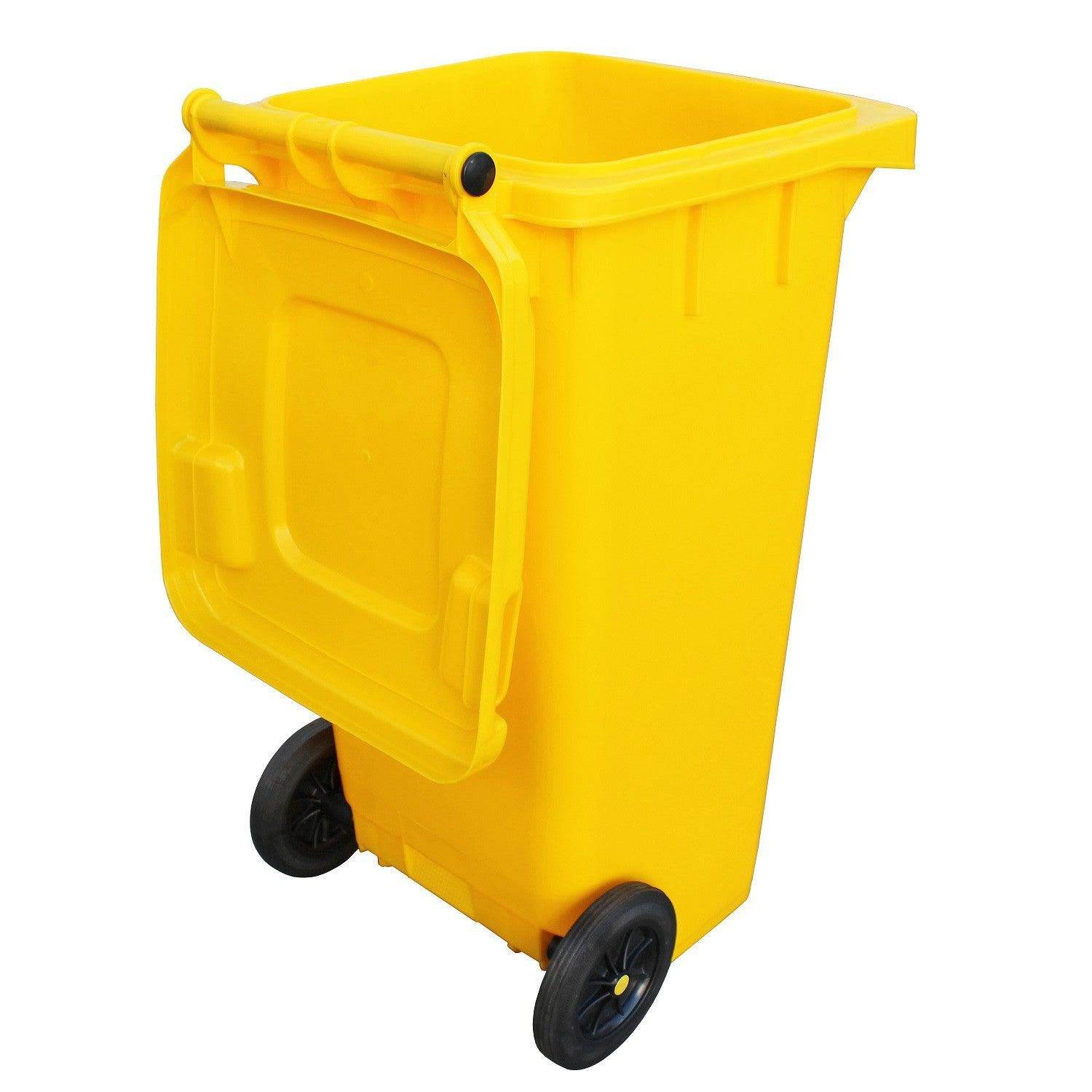 Contenedor de Basura 120 Lts Amarillo - Hobby Market