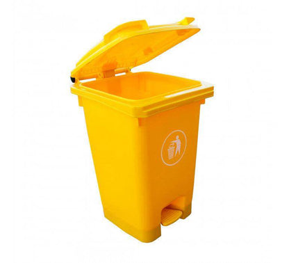 Contenedor de Basura 60 Lts Amarillo - Hobby Market