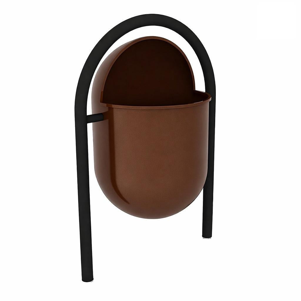 Basurero Capsular Tierra Café Hobby Market