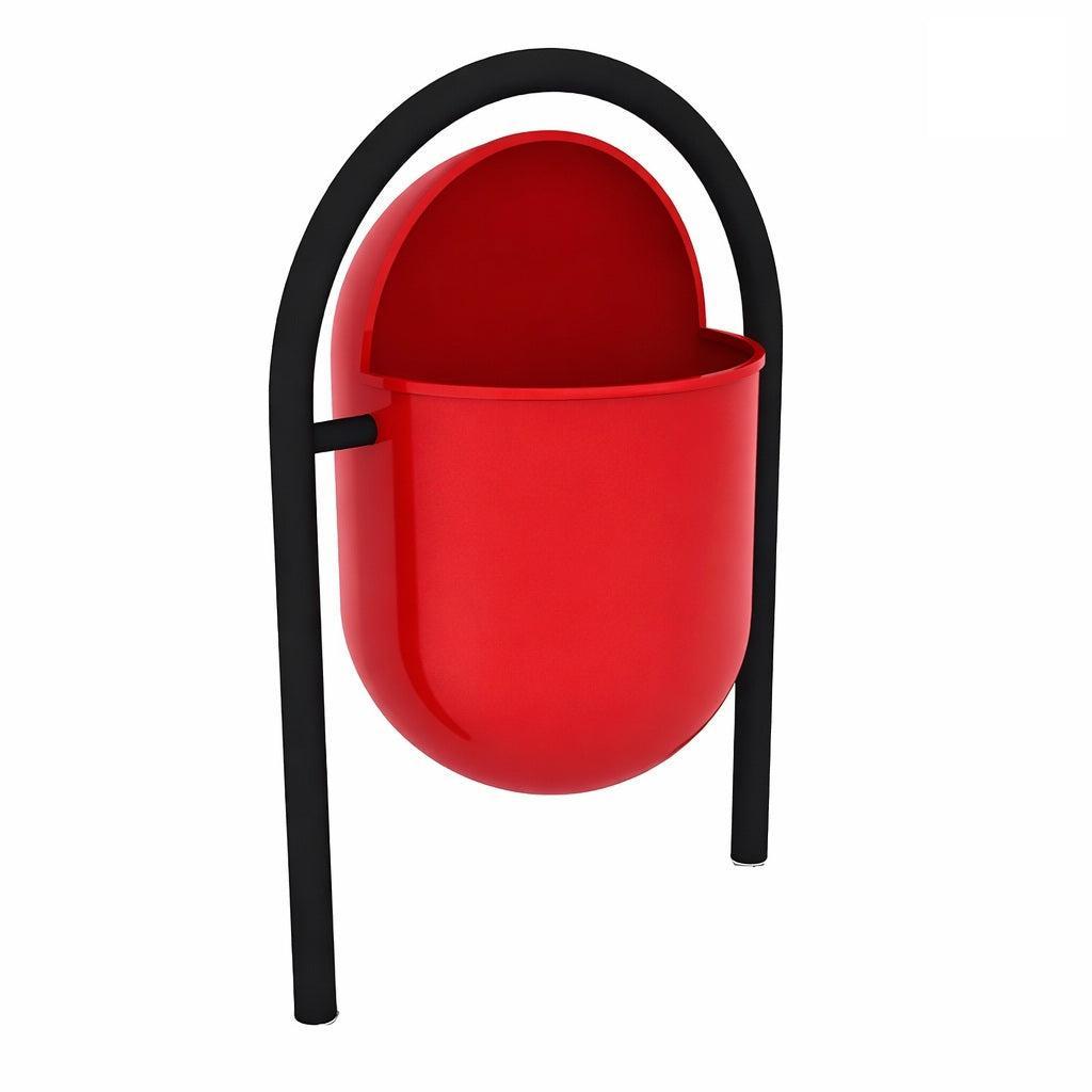 Basurero Capsular Tierra Rojo Hobby Market