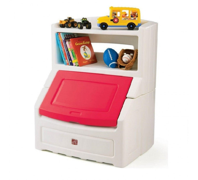 Baul y Repisa Esconda y Juega Roja-Organizadores-Muebles Infantiles-HB883100-Hobby Market