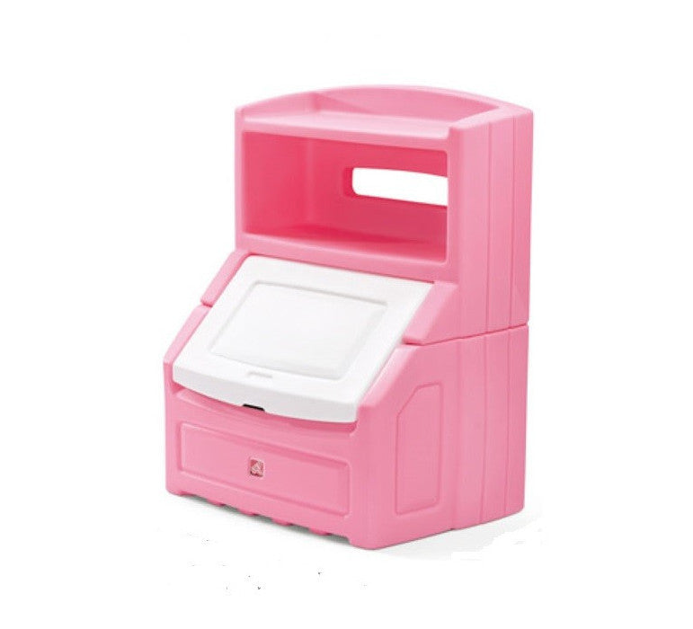 Baul y Repisa Esconda y Juega Rosado-Organizadores-Muebles Infantiles-HB857600-Hobby Market