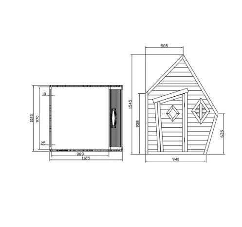 Casita de Madera Axi-Casitas De Madera-Hobby Market