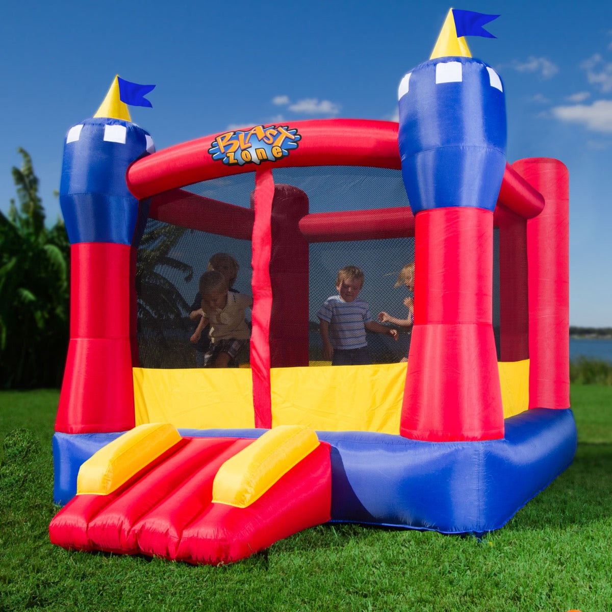 Castillo Magico Inflable-HBBZ001-Juegos Inflables Castillos y Toboganes-Hobby Market