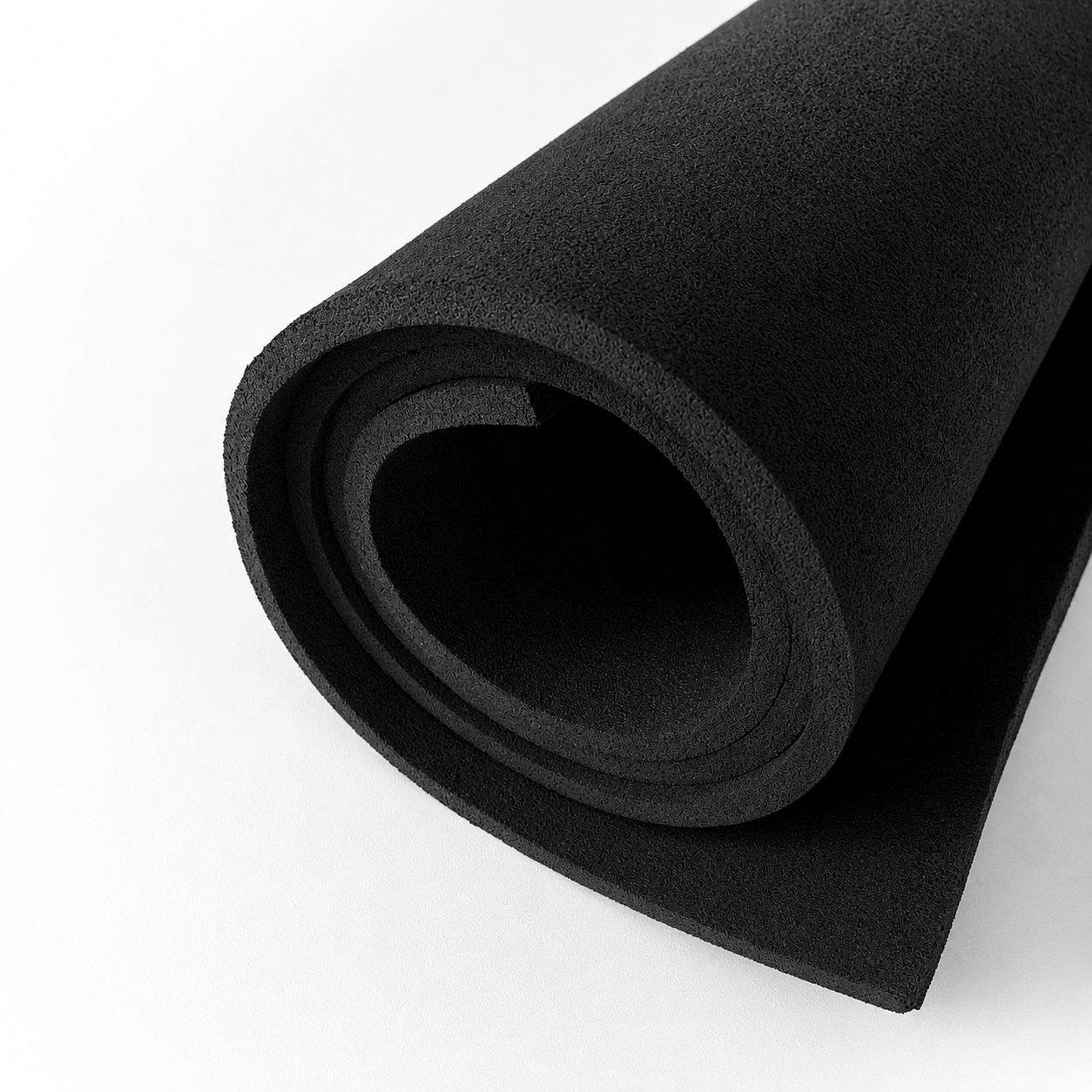 Piso Gimnasio Negro 1x5 Metros 15mm