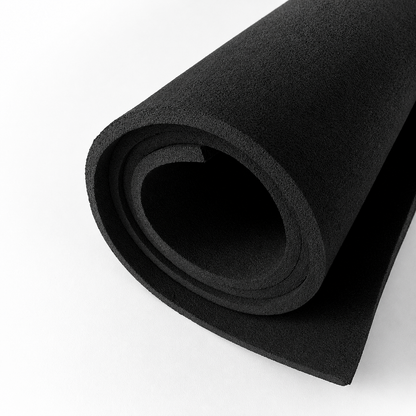 Piso Gimnasio Negro 1x5 Metros 15mm