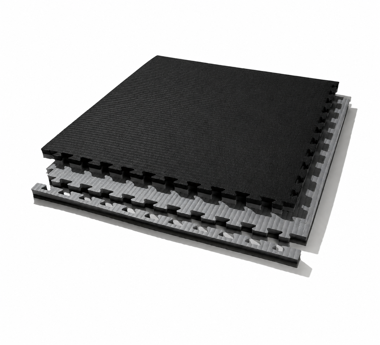 Goma Eva Dual 2,5 T Negro/Gris