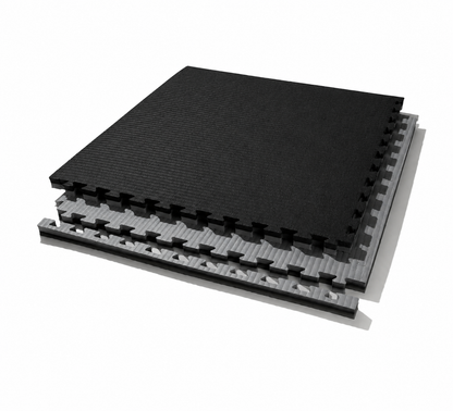 Goma Eva Dual 2,5 T Negro/Gris