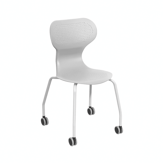 Silla Ergonometrica Polipropileno con Ruedas - Hobby Market