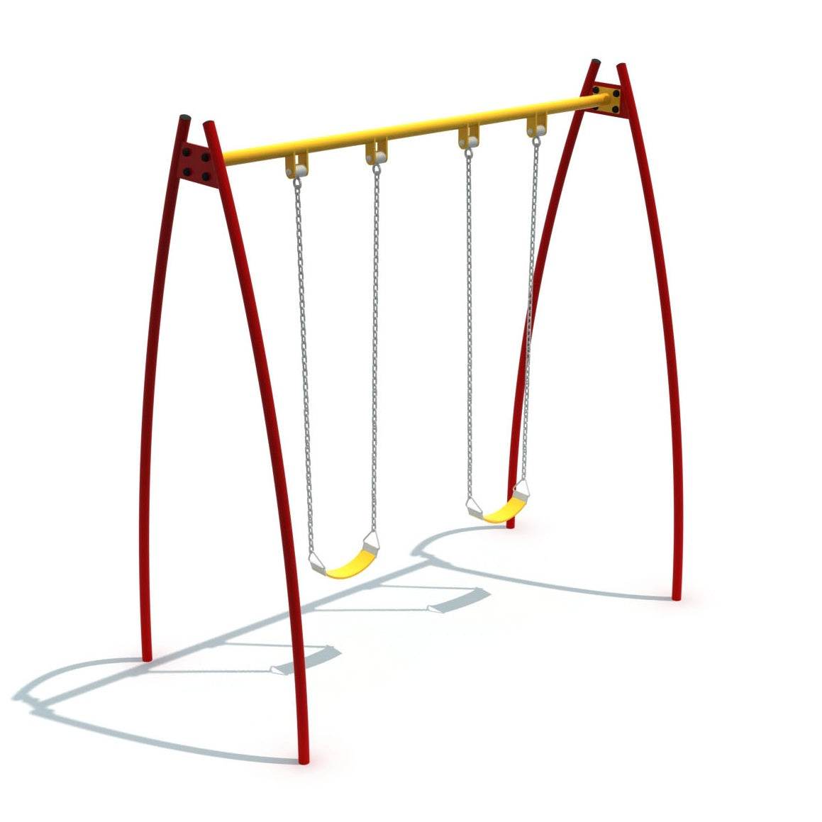 Columpio Doble Arco Pro-Columpios de Metal-HBUD14X-Columpios-Hobby Market