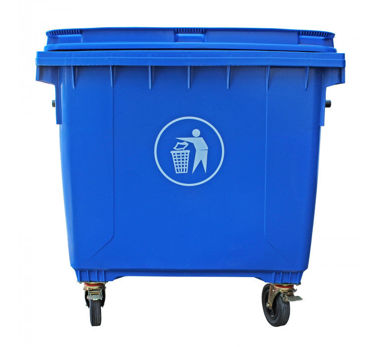 Contenedor de Basura 1100 Lts Azul-Contenedor de Basura-SN05AZUL-Hobby Market