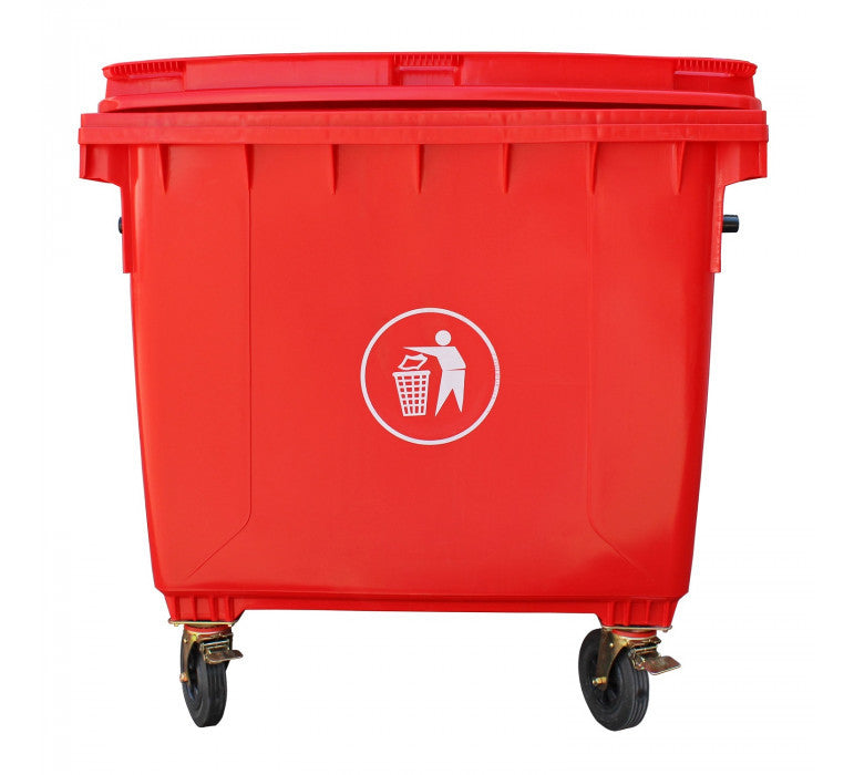 Contenedor de Basura 1100 Lts Rojo-Contenedor de Basura-SN05ROJO-Hobby Market