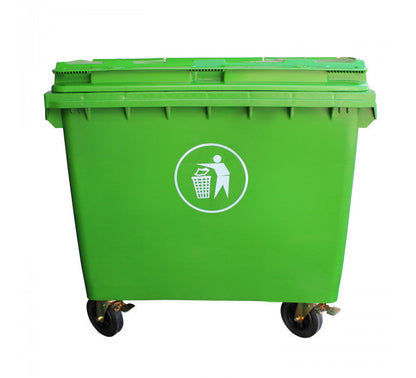 Contenedor de Basura 1100 Lts Verde-Contenedor de Basura-SN05VERDE-Hobby Market