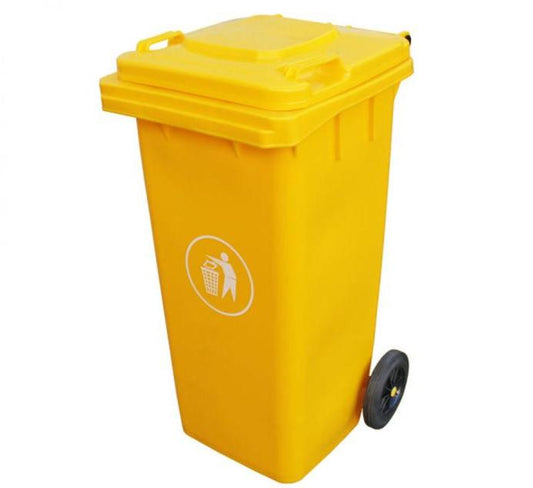 Contenedor de Basura 120 Lts Amarillo-Contenedor de Basura-SN01AMARILLO-Hobby Market