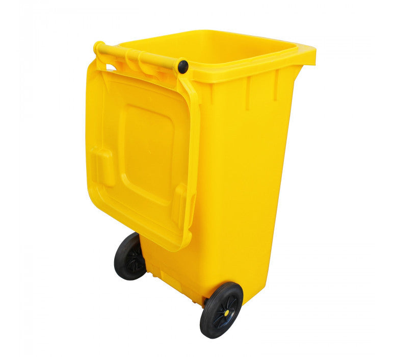 Contenedor de Basura 240 Lts Amarillo-Contenedor de Basura-SN02AMARILLO-Hobby Market