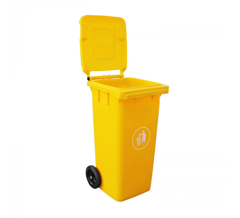 Contenedor de Basura 240 Lts Amarillo-Contenedor de Basura-SN02AMARILLO-Hobby Market