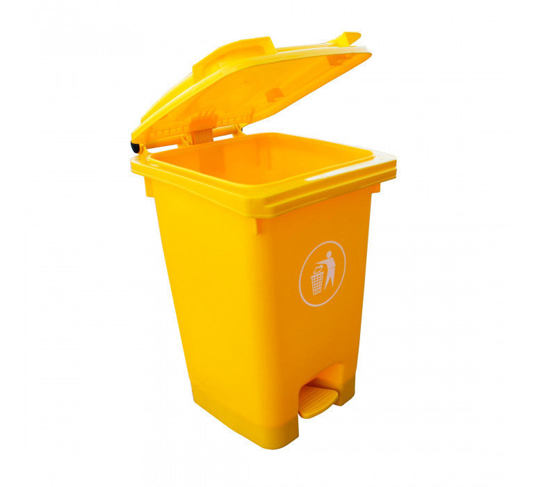 Contenedor de Basura 60 Lts Amarillo-Contenedor de Basura-SN06AMARILLO-Hobby Market