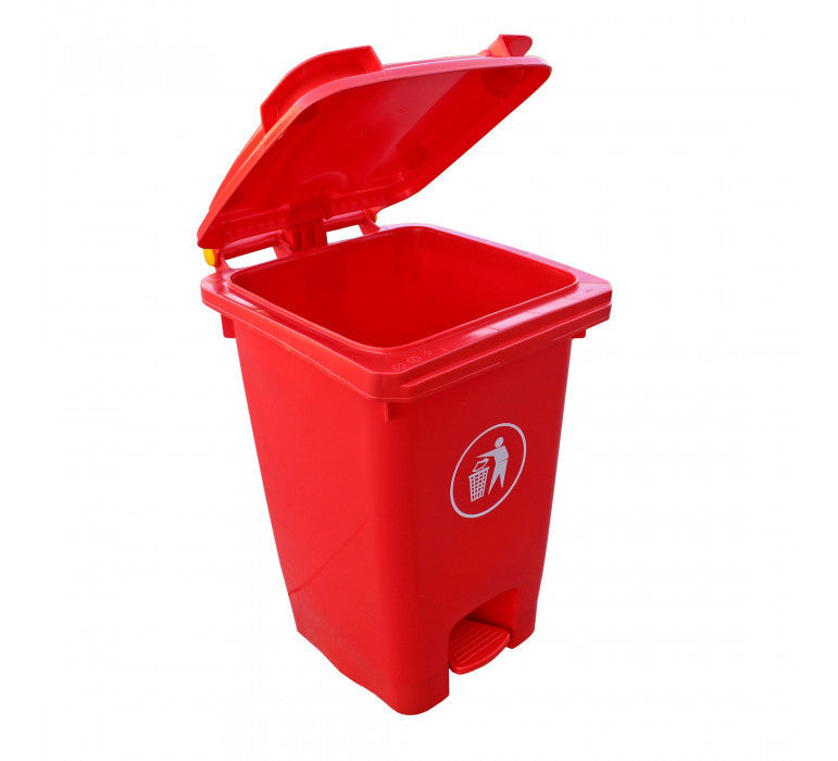 Contenedor de Basura 60 Lts Rojo-Contenedor de Basura-SN06ROJO-Hobby Market