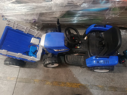 Tractor Infantil 12V Azul
