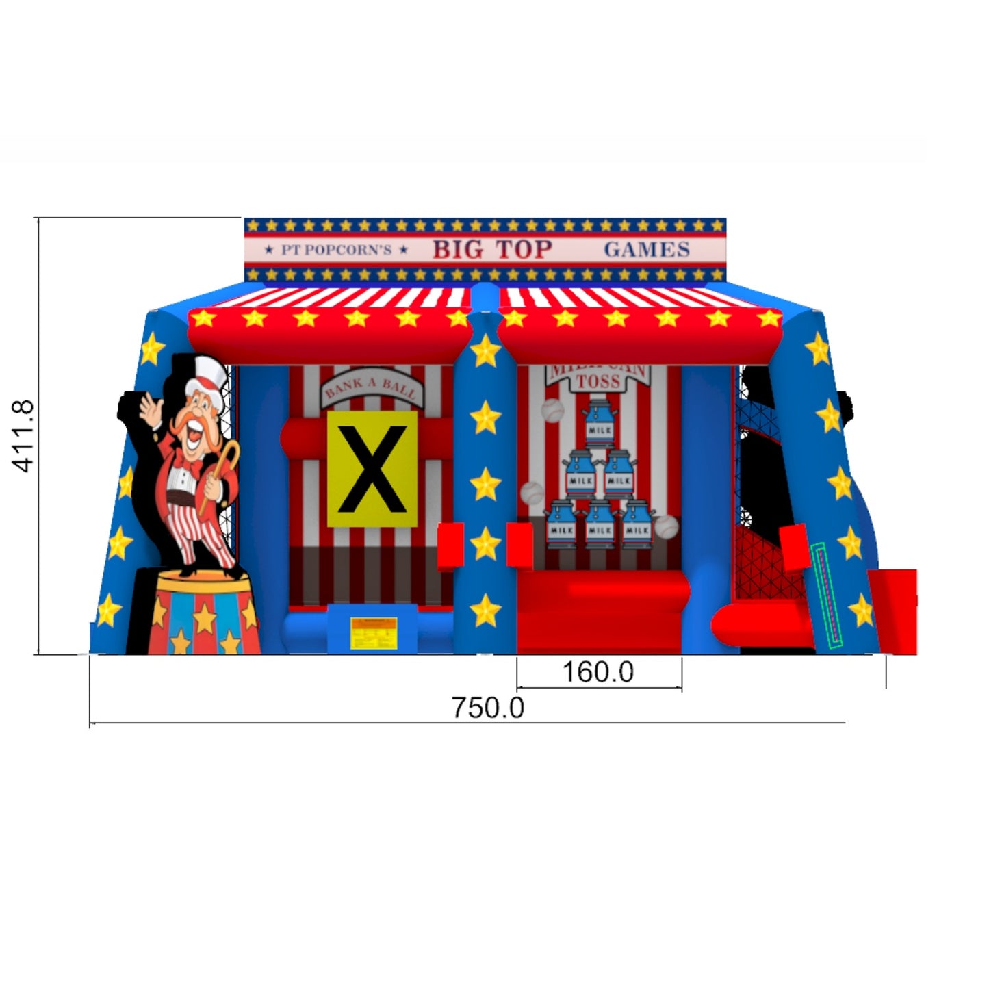 Juego Inflable Carnaval