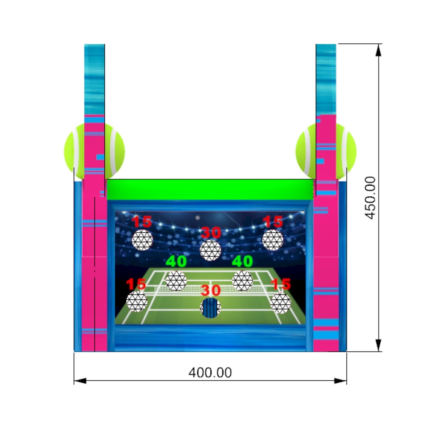 Juego Inflable Padel Pro