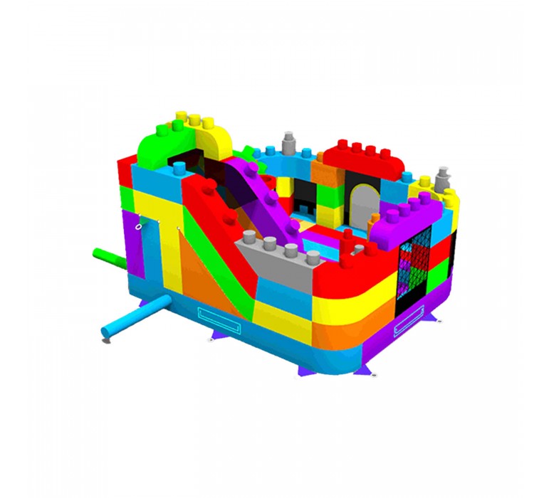 Juego Inflable Funland 5X4.5m-Juegos Inflables-Juegos Inflables Castillos y Toboganes-HBIL54-Hobby Market