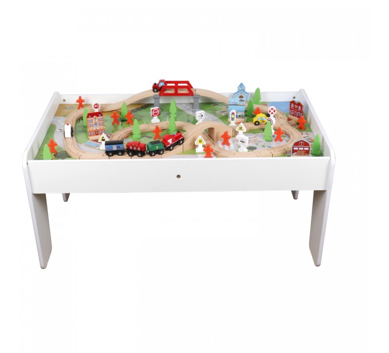 Mesa De Juego Mundo Tren-Centros Interactivos-Juego de Fantasia-HMET13Blanco-Hobby Market