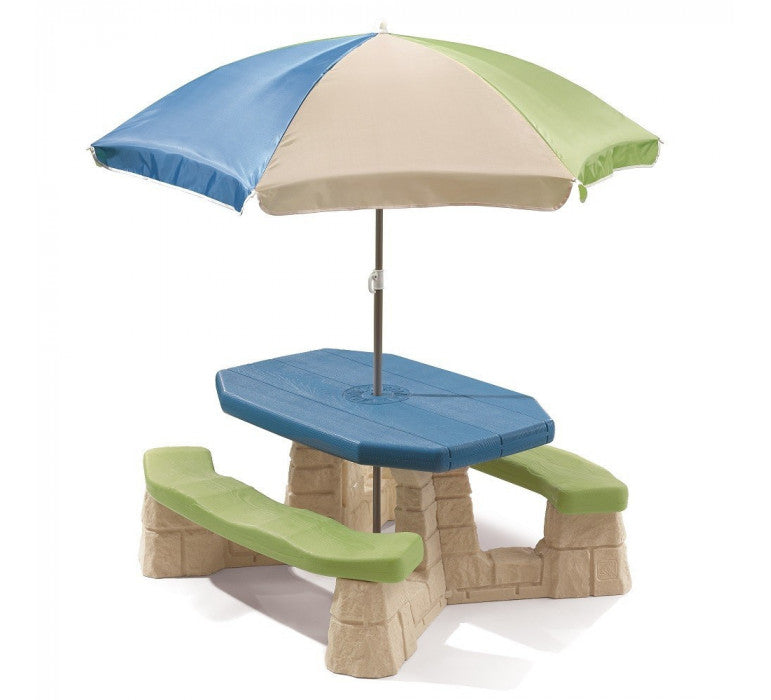 Mesa de Juego Picnic con Paragua II-Mesas y Sillas-HB843800-Mobiliario Infantil - Muebles-Hobby Market