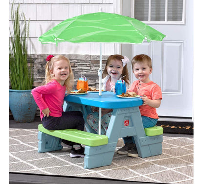 Mesa de Picnic Con Paragua-Mesa con Toldo-Muebles Infantiles-HB402499-Hobby Market