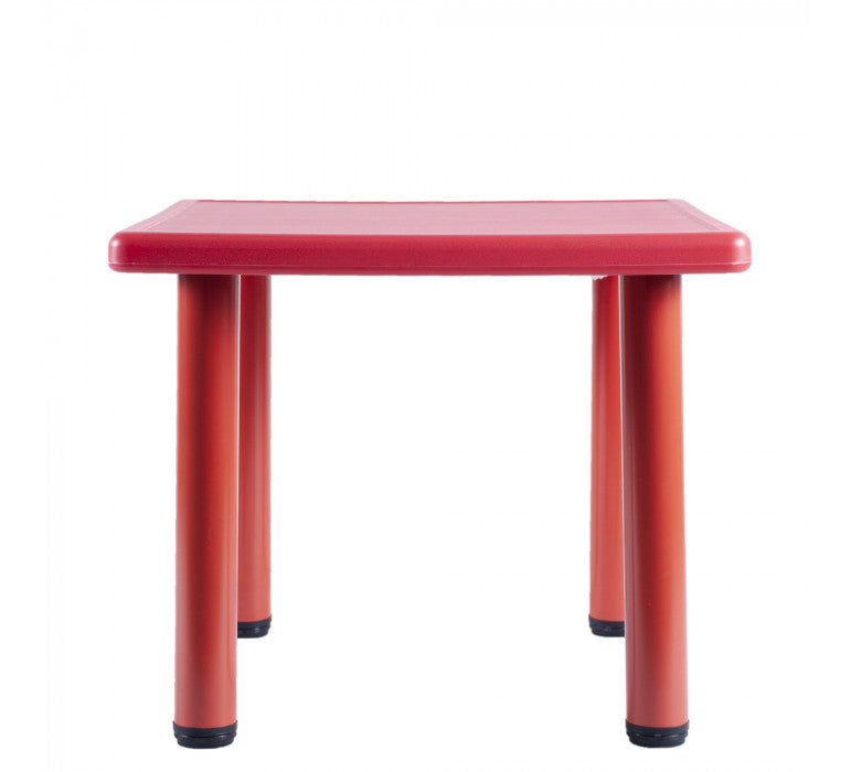 Mesa de Plastico Niños Rojo-Mesas y Sillas-HBQQ11Rojo-Mobiliario Infantil - Muebles-Hobby Market