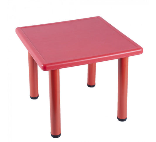 Mesa de Plastico Niños Rojo-Mesas y Sillas-HBQQ11Rojo-Mobiliario Infantil - Muebles-Hobby Market