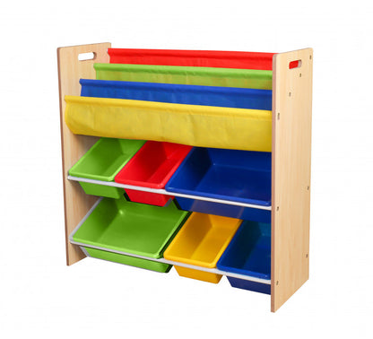 Organizador y Librero Dual-Organizadores-Mobiliario Infantil - Muebles-HMET58-Hobby Market