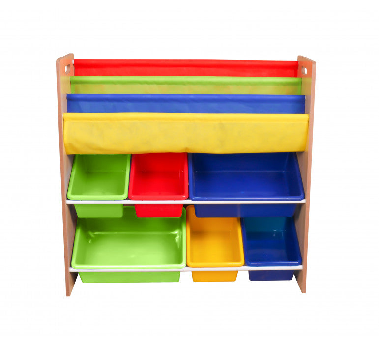 Organizador y Librero Dual-Organizadores-Mobiliario Infantil - Muebles-HMET58-Hobby Market